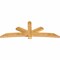Ekena Millwork Alberta Rough Sawn Timber Gable Bracket, Western Red Cedar, 96"W x 36"H x 4"D x 6"F, 9/12 Pitch GBW096X36X0406ALB00RWR - alternate 4
